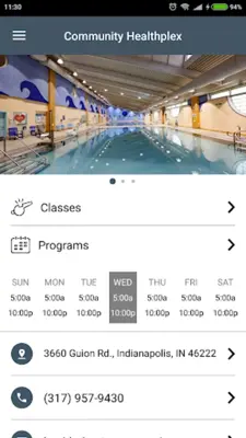 Indy Healthplex android App screenshot 0